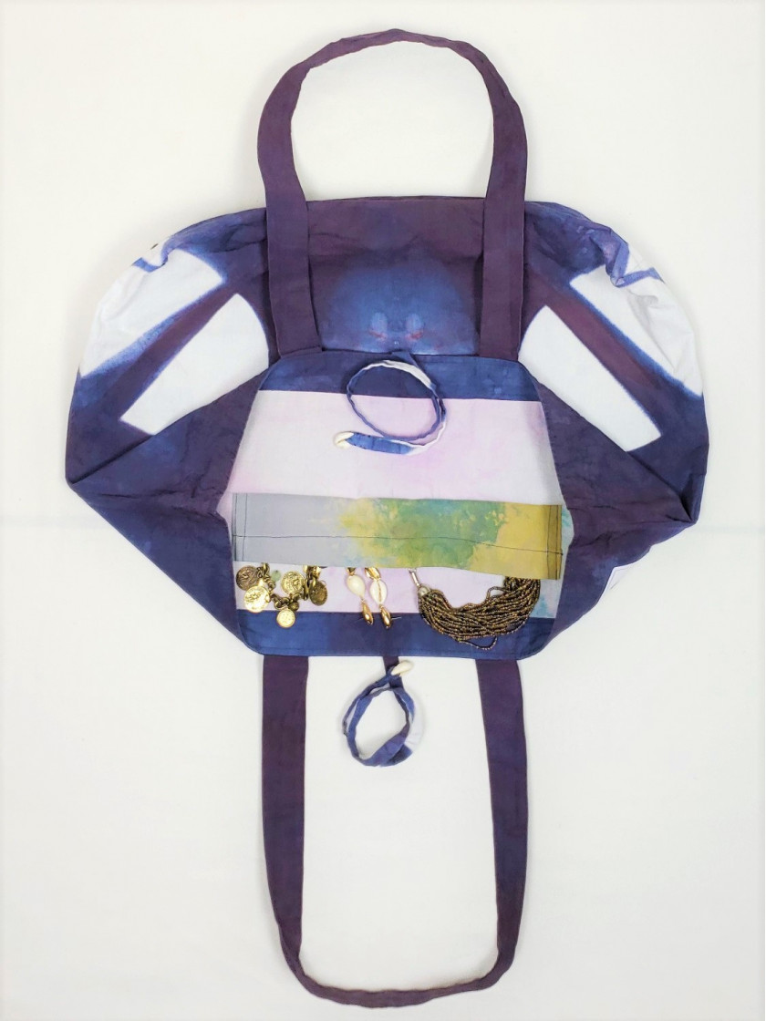 Tote Bag (Blue) - White Moon Collection